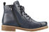 Rieker 73500 Lace-up with honey-colored sole blue
