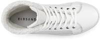 Elbsand High-Top-Sneaker Leder weiß