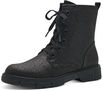 Marco Tozzi Schnürboot 2-25282-41 schwarz Glitter