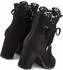 Lascana High-Heel- modischer Spitze und bequemem Blockabsatz schwarz