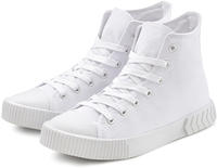 LASCANA Stiefelette aus Textil zum Schn&uuml;ren, High-Sneaker, Schn&uuml;r-Boots