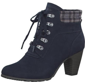 S.Oliver zum Schnüren Blockabsatz Winter blau navy
