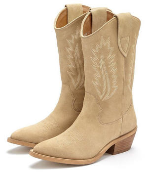 Lascana Cowboystiefel beige