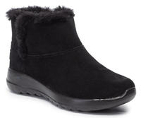 Skechers Winterboots "On the Go Joy - Bundle Up" Snowboots mit Fellimitat-Besatz