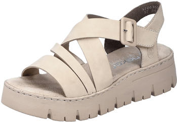 Rieker V1063-60 Damen Sandale beige
