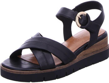 Tamaris Leather Sandals (1-28202-42) black
