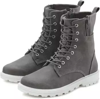 Lascana im Combat Look grau