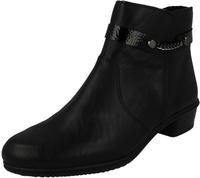 Rieker Stiefelette mit kleiner Zierkette am Schaft, schmale Form