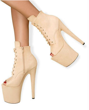 E.I.S. Absatz-Schuhe Plateau- offene Spitze High Heel
