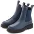 Elbsand Chelseaboots Schlupfstiefel Bikerboots Leder marine