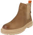 Tamaris Leder Duo-Tex Chelseaboots gefüttert camel 8-86415-43