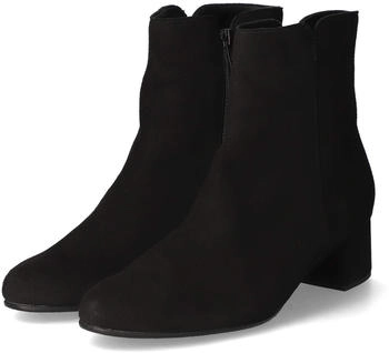 Gabor Ankle Boots Stiefeletten schwarz Leder klassisch