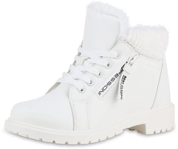 VAN HILL Stiefelette 'Samantha' weiß
