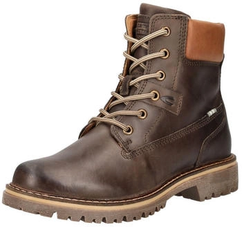 Camel Active Leder Stiefelette dunkelbraun