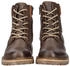 Camel Active Leder Stiefelette dunkelbraun