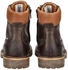 Camel Active Leder Stiefelette dunkelbraun