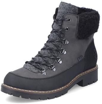 Rieker Y9101 Damen Stiefeletten grau kombi