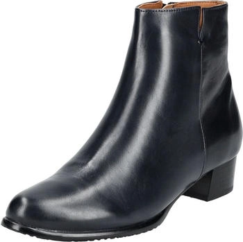 Everybody Shoes Stiefelette Glattleder Ankleboots dunkelblau