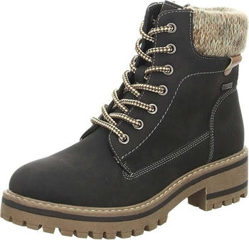 Boxx Damen-Schnürstiefelette Warmfutter TEX blau schwarz