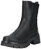 MUSTANG Stiefelette Lederimitat Textil schwarz