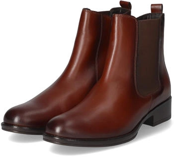 Gabor Damen Chelsea Boots Stiefeletten braun Glattleder