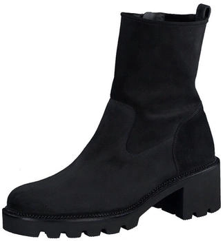 Paul Green Veloursleder Stiefelette schwarz