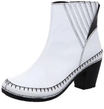 Gemini Stiefelette Leder Blockabsatz 335351-02