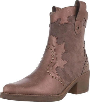 Ital Design Stiefeletten Kunstleder braun schwarz DES8001-