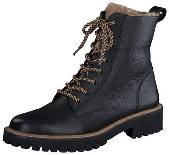 Paul Green Stiefelette Glattleder schwarz