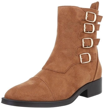 Ital Design Stiefeletten Wildlederoptik camel flach