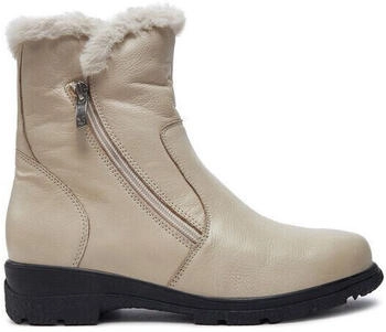 Caprice Winterstiefel ohne Absatz Reißverschluss Ecru Nappa