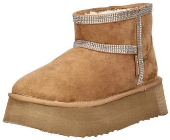 Steve Madden Stiefelette Veloursleder Textil Plateaustiefelette