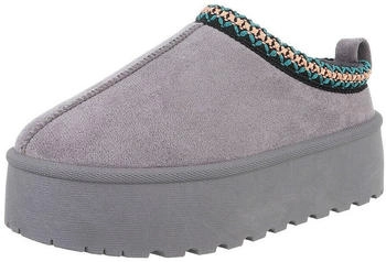 Ital Design Plateaustiefeletten WL-008- grau schwarz