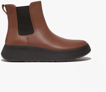 FitWear F-Mode Leather Flatform Chelsea Stiefel sattes braun