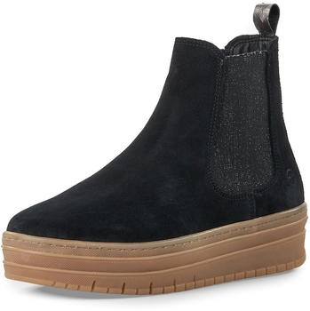 Tamaris Chelsea Boots schwarz silber