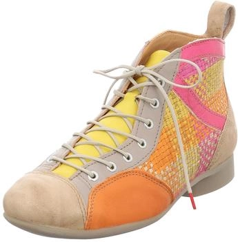 Think Nappaleder Stiefelette fuchsia
