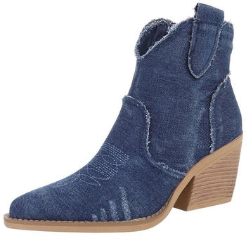 Ital Design Stiefeletten Textil blau schwarz DES676-