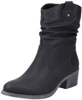 Rieker Westernstiefelette, Cowboyboots, slouchy Schaft, Blockabsatz, mit