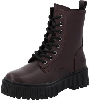 Palado Damen Schnürstiefelette 'Leski' bordeaux