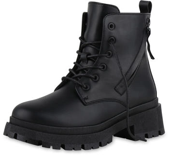 VAN HILL Damen Schnürstiefelette 'Cheryl' schwarz