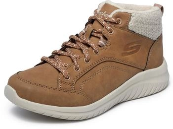 Skechers Ultra Flex 2 0 Casual Mix Damen Stiefelette braun