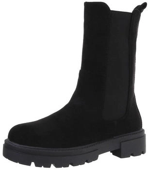Ital Design Plateaustiefeletten K-99181 schwarz textil