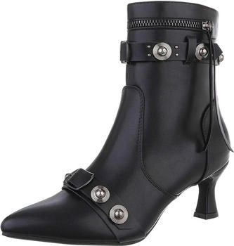 Ital Design Stiefelette gold schwarz