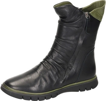 Manitu Stiefelette echt Leder grün