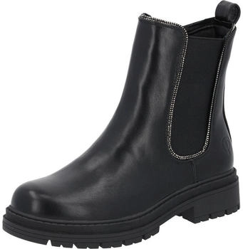 Palado Chelsea Boots Damen Gashail elegante robuste Herbst-Stiefeletten aus hochwertigem Lederersatz rutschfester Sohle modische Ankle Boots für Damen schwarz