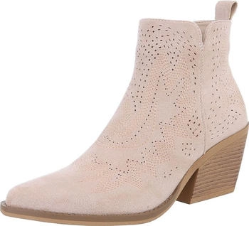 Ital Design Stiefeletten Wildlederoptik beige 88577297
