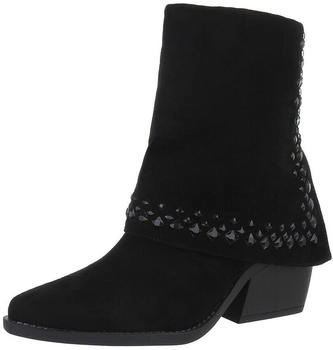Ital Design Stiefeletten Wildlederoptik schwarz