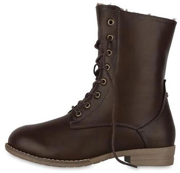VAN HILL 902290 Schnürstiefelette dunkelbraun
