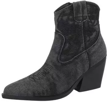 Ital Design Stiefeletten High-Heel 5587- schwarz
