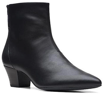 Clarks Teresa Mode-Stiefel schwarz Leder